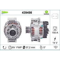 Lichtmaschine, Generator VALEO 439498 von Valeo