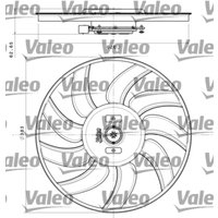 Lüfter, Motorkühlung VALEO 696350 von Valeo