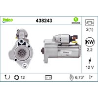 Starter VALEO 438243 von Valeo