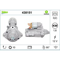 Starter VALEO ORIGINS NEW VALEO 438151 von Valeo