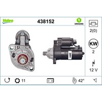 Starter VALEO ORIGINS NEW VALEO 438152 von Valeo