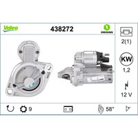 Starter VALEO ORIGINS NEW VALEO 438272 von Valeo