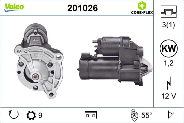 Starter Valeo 201026 von Valeo