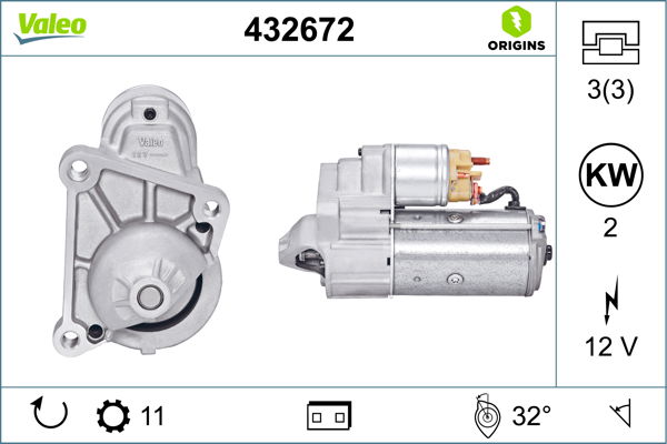 Starter Valeo 432672 von Valeo