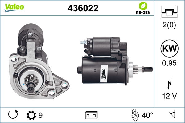 Starter Valeo 436022 von Valeo