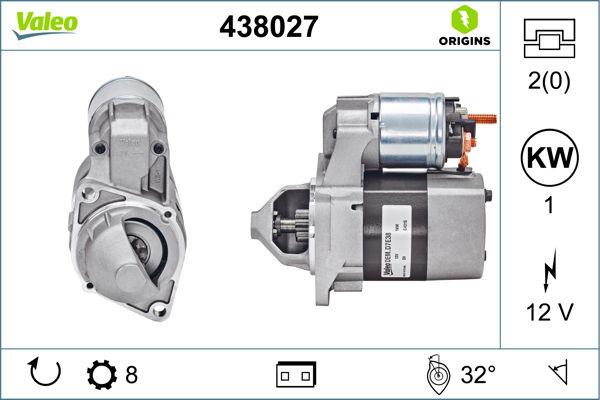 Starter Valeo 438027 von Valeo