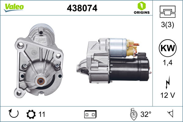 Starter Valeo 438074 von Valeo