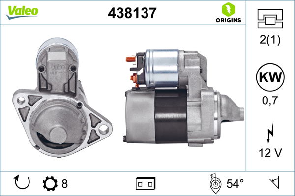 Starter Valeo 438137 von Valeo