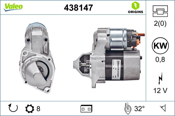 Starter Valeo 438147 von Valeo