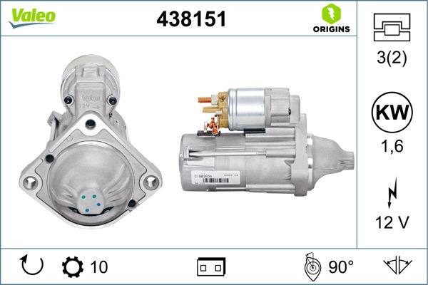 Starter Valeo 438151 von Valeo