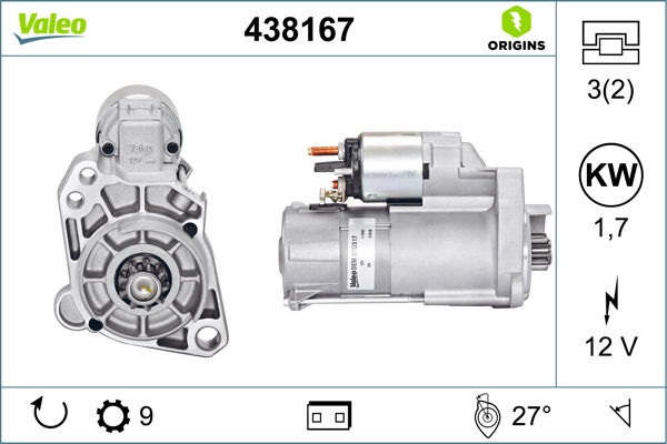 Starter Valeo 438167 von Valeo