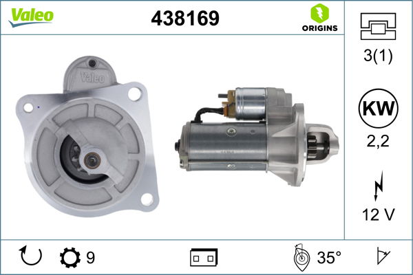 Starter Valeo 438169 von Valeo