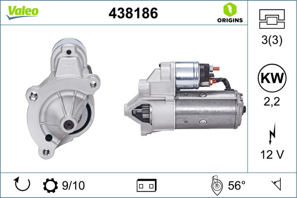 Starter Valeo 438186 von Valeo