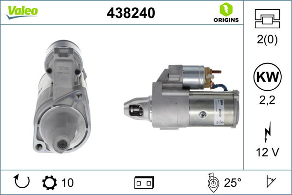 Starter Valeo 438240 von Valeo