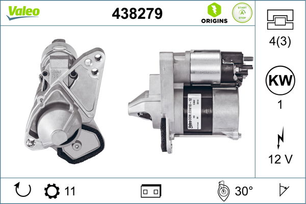 Starter Valeo 438279 von Valeo