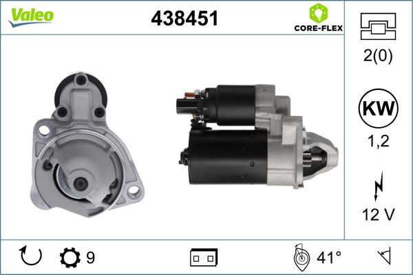 Starter Valeo 438451 von Valeo