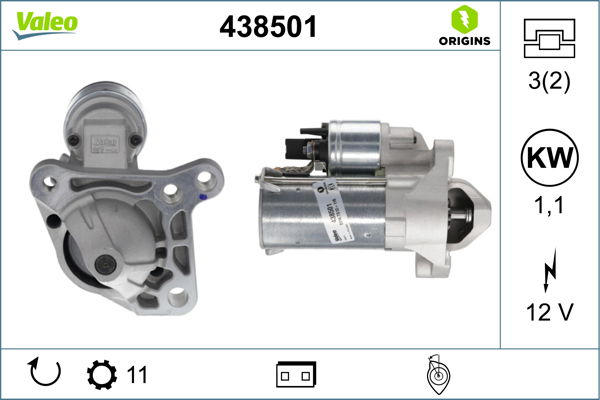 Starter Valeo 438501 von Valeo