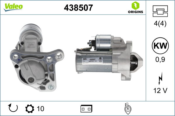 Starter Valeo 438507 von Valeo