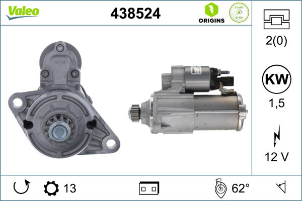 Starter Valeo 438524 von Valeo