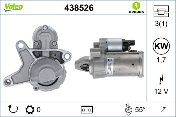 Starter Valeo 438526 von Valeo