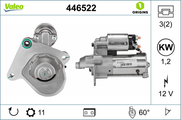 Starter Valeo 446522 von Valeo