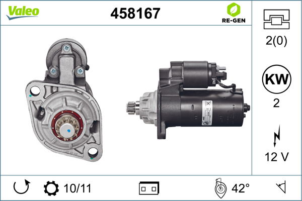 Starter Valeo 458167 von Valeo