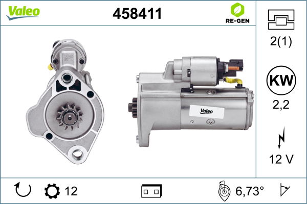 Starter Valeo 458411 von Valeo