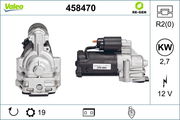 Starter Valeo 458470 von Valeo