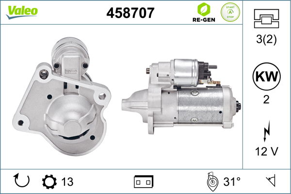 Starter Valeo 458707 von Valeo