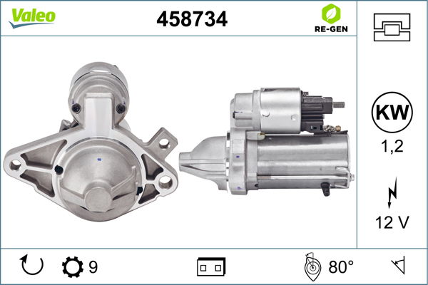 Starter Valeo 458734 von Valeo