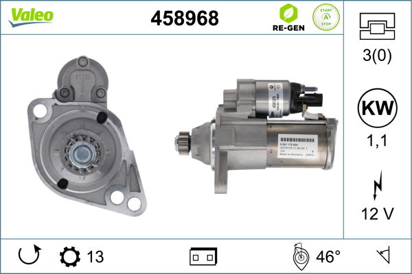 Starter Valeo 458968 von Valeo