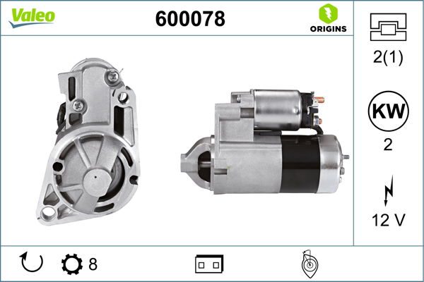 Starter Valeo 600078 von Valeo