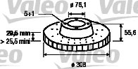 Valeo 186756 Bremsscheibe von Valeo