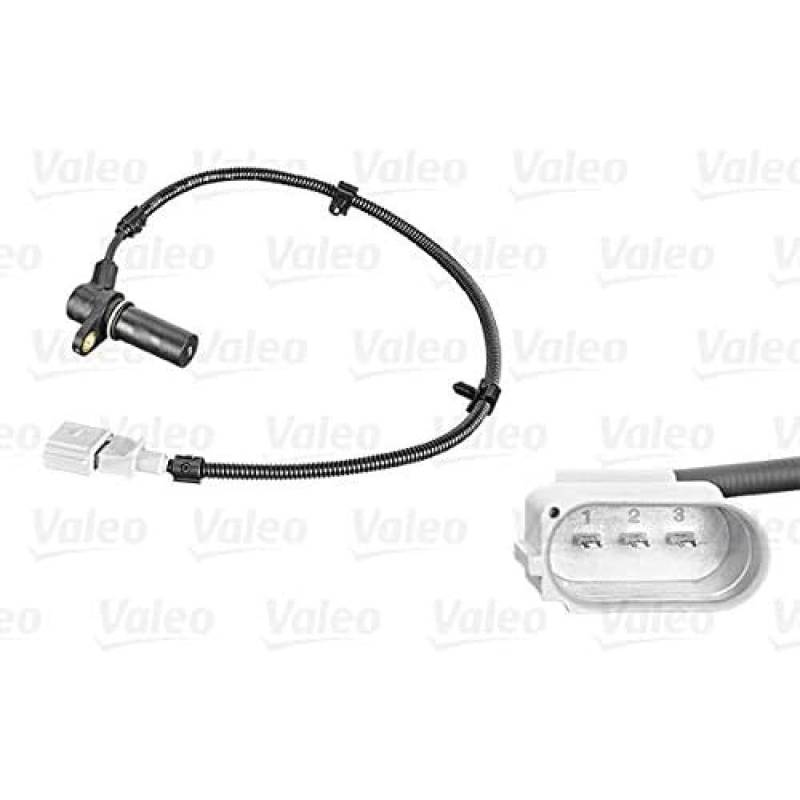 VALEO 254055 Impulsgeber Kurbelwelle Anzahl der Pins : 3 Plug Type : D SHAPE Mit Kabel : YES Sondenlänge [mm] : 46 Sensortechnik : INDUCTIVE von Valeo