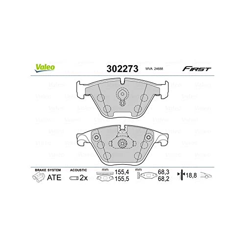 Valeo 302273 Bremsbelagsatz Scheibenfeststellbremse von Valeo