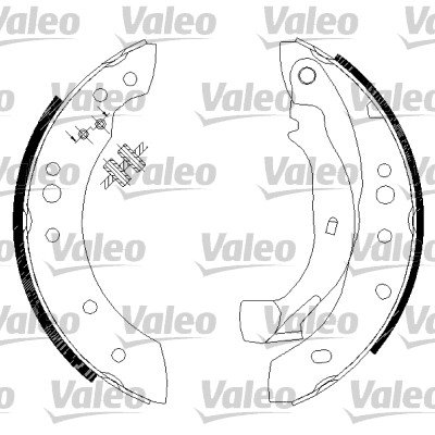 VALEO 562810 Bremsbackensatz von Valeo