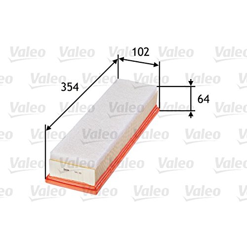 VALEO 585311 Luftfilter Motorfilter Ausgezeichnete Filtrationseigenschaften, Longlife Kapazität, exakt und einfach fit von Valeo