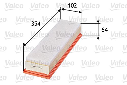 VALEO 585311 Luftfilter Motorfilter Ausgezeichnete Filtrationseigenschaften, Longlife Kapazität, exakt und einfach fit von Valeo