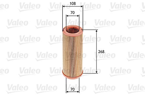 VALEO 585631 Luftfilter Motorfilter Ausgezeichnete Filtrationseigenschaften, Longlife Kapazität, exakt und einfach fit von Valeo