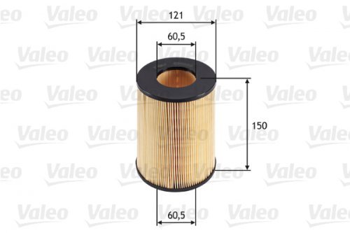 VALEO 585659 Luftfilter Motorfilter Ausgezeichnete Filtrationseigenschaften, Longlife Kapazität, exakt und einfach fit von VALEO