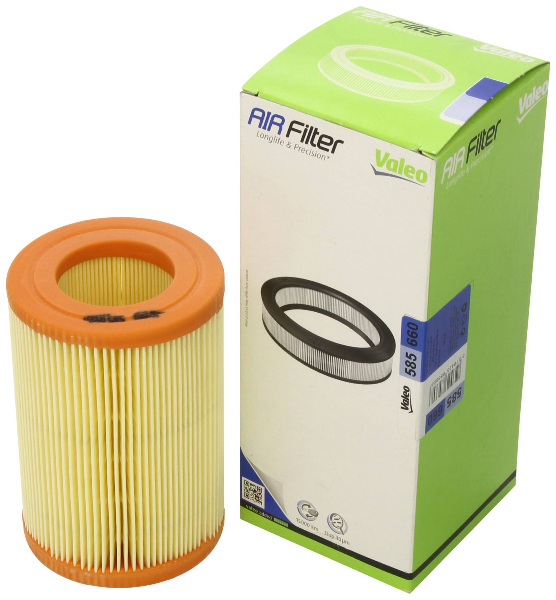 VALEO 585660 Luftfilter Motorfilter Ausgezeichnete Filtrationseigenschaften, Longlife Kapazität, exakt und einfach fit von Valeo