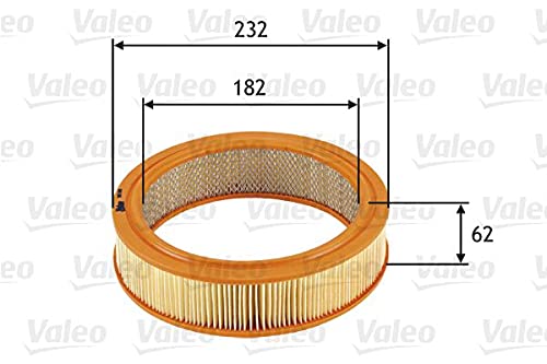 VALEO 585696 Luftfilter Motorfilter Ausgezeichnete Filtrationseigenschaften, Longlife Kapazität, exakt und einfach fit von Valeo