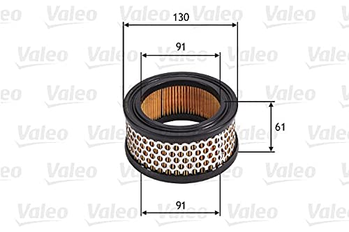 VALEO 585702 Luftfilter Motorfilter Ausgezeichnete Filtrationseigenschaften, Longlife Kapazität, exakt und einfach fit von Valeo