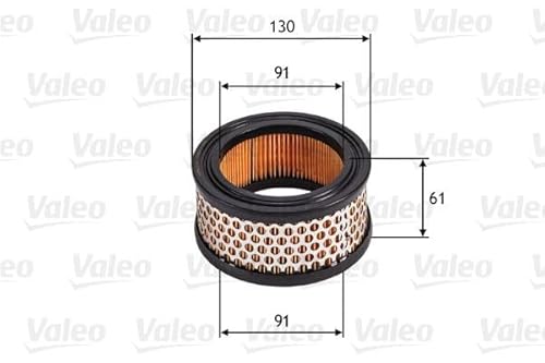 VALEO 585702 Luftfilter Motorfilter Ausgezeichnete Filtrationseigenschaften, Longlife Kapazität, exakt und einfach fit von VALEO