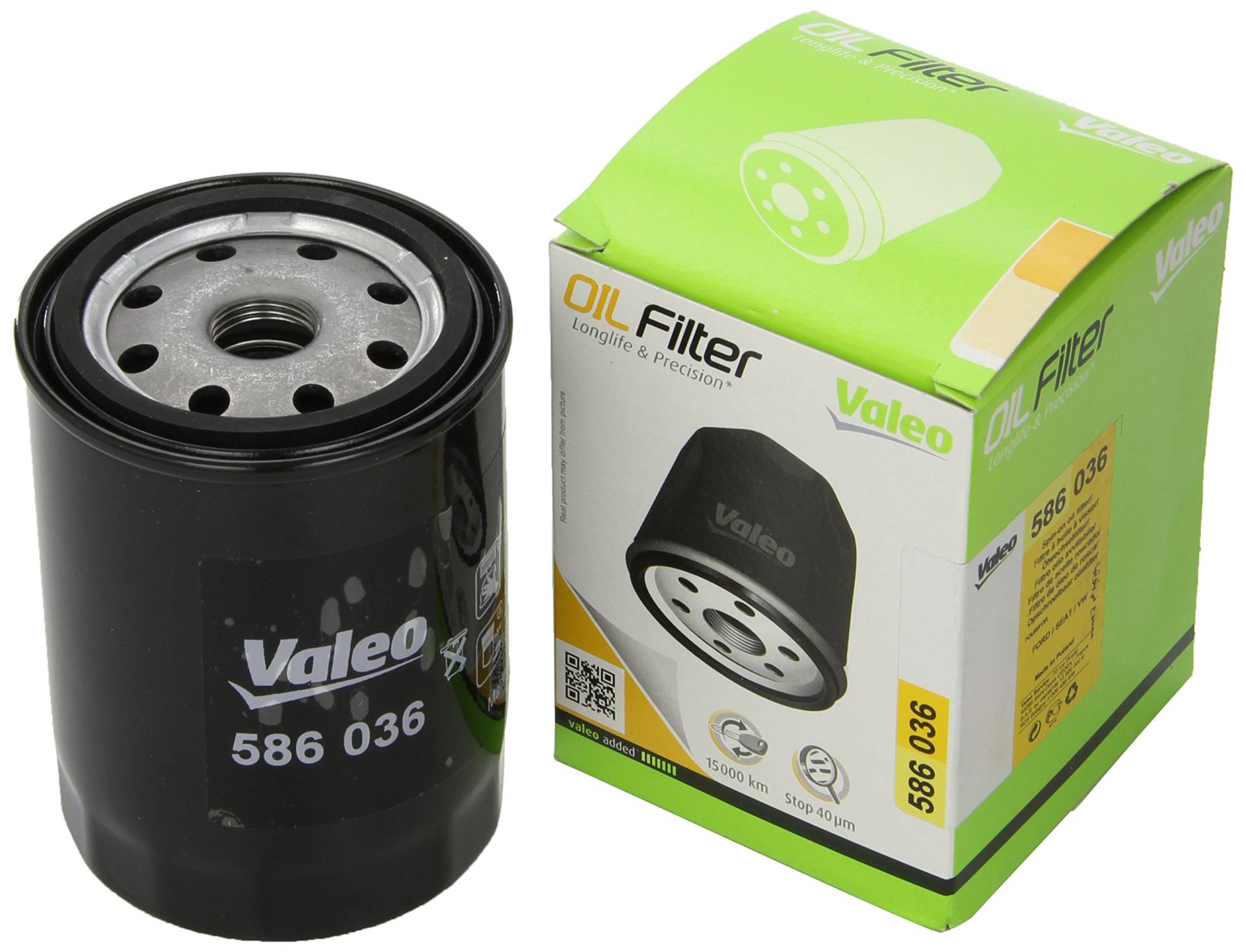 VALEO 586036 Ölfilter Motorfilter Ausgezeichnete Filtrationseigenschaften, Longlife Kapazität, genau und einfach von Valeo