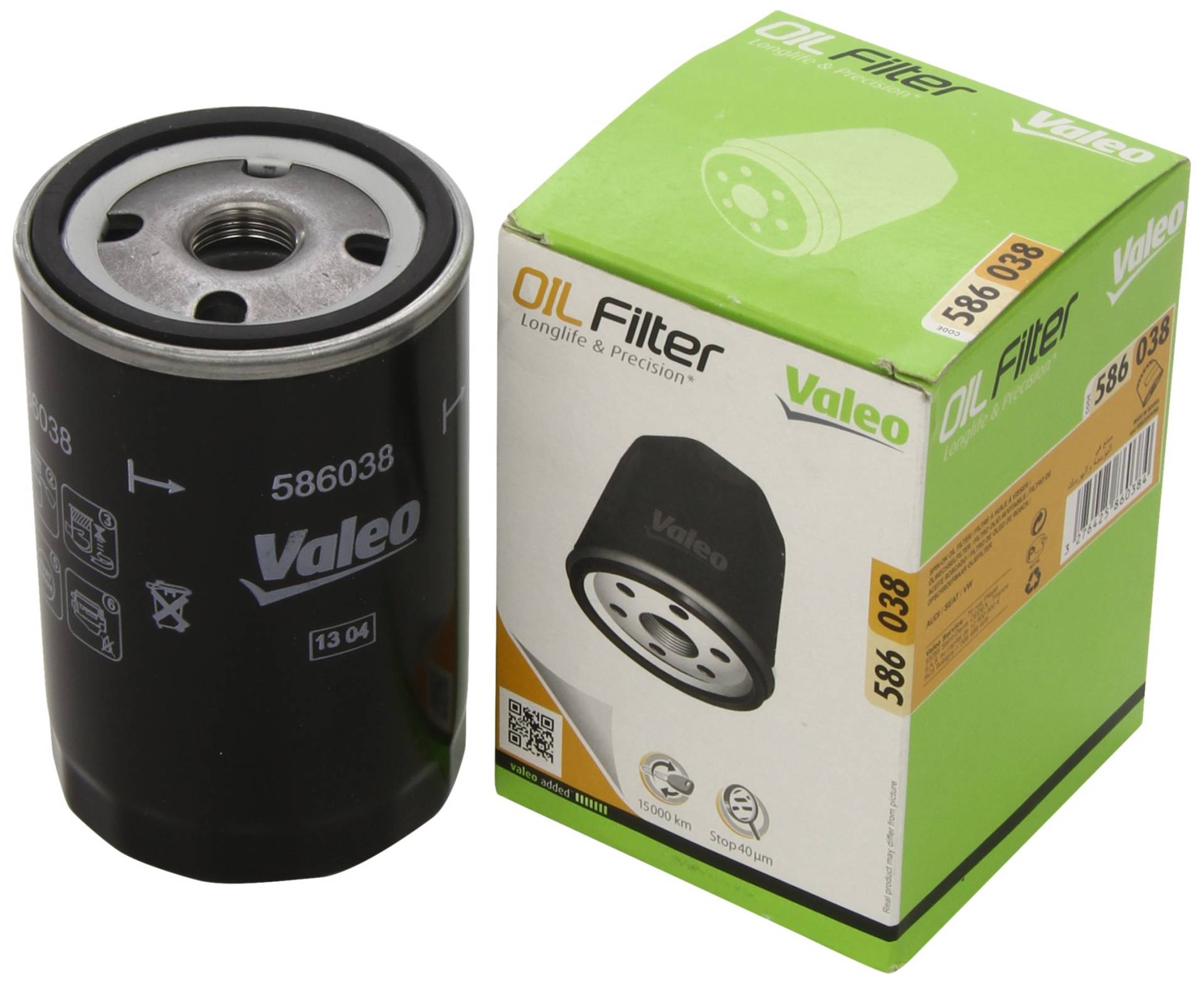 VALEO 586038 Ölfilter Motorfilter Ausgezeichnete Filtrationseigenschaften, Longlife Kapazität, genau und einfach von Valeo