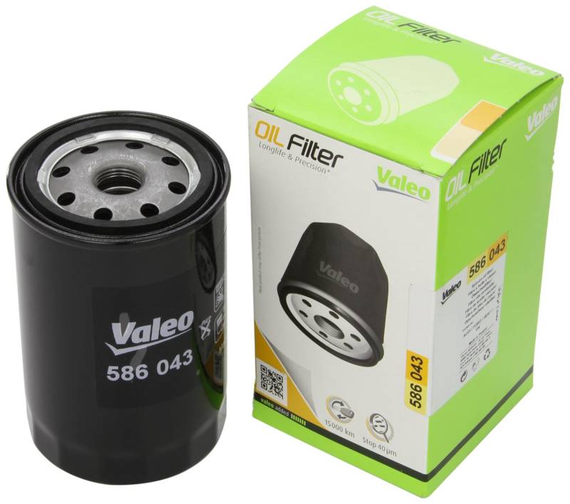 VALEO 586043 Ölfilter Motorfilter Ausgezeichnete Filtrationseigenschaften, Longlife Kapazität, genau und einfach von Valeo