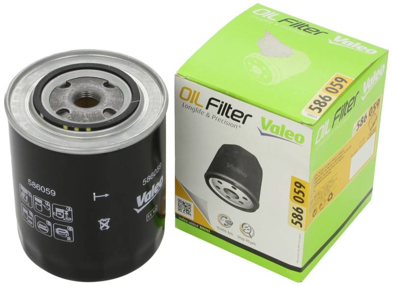 VALEO 586059 Ölfilter Motorfilter Ausgezeichnete Filtrationseigenschaften, Longlife Kapazität, genau und einfach von Valeo