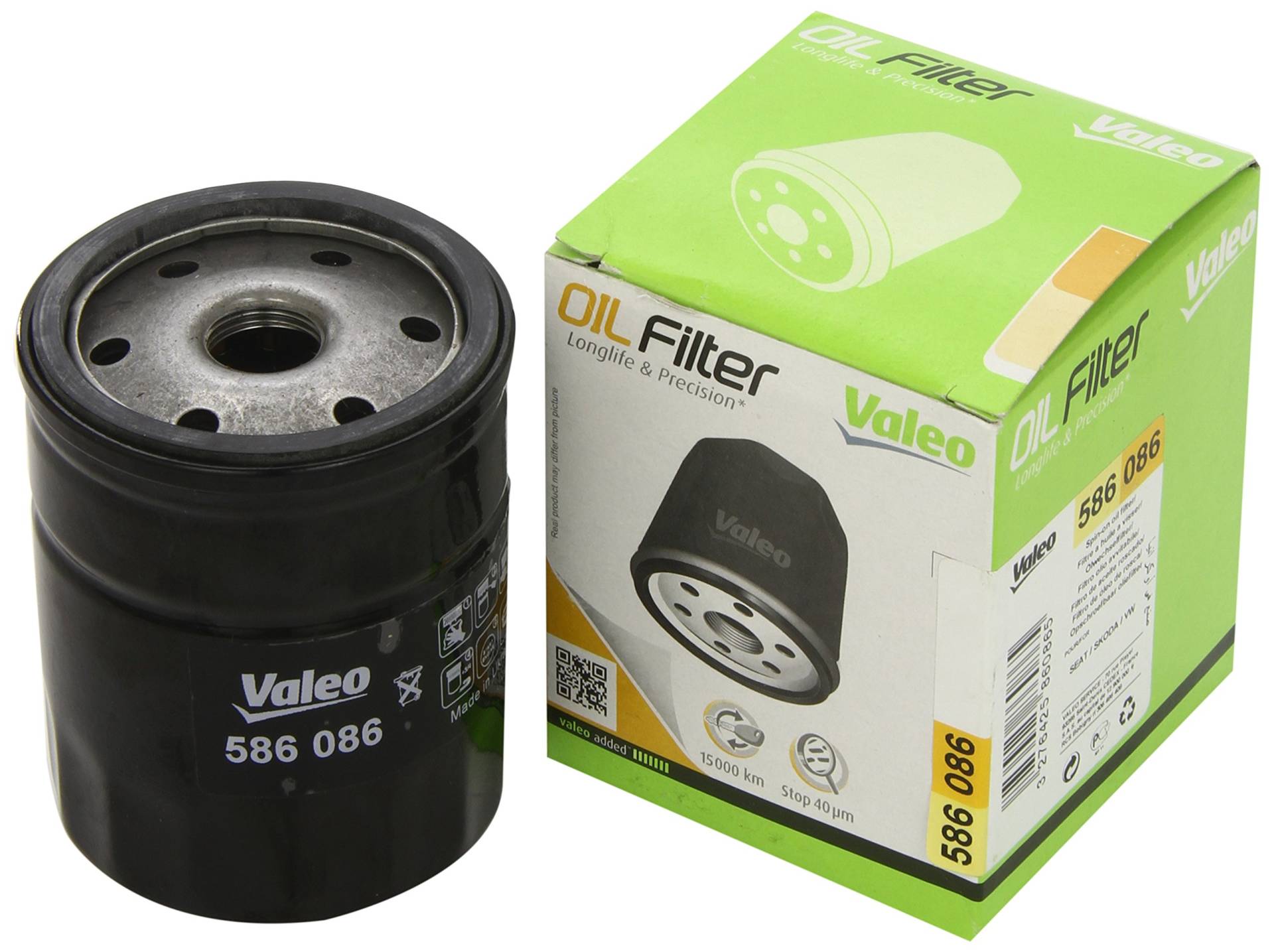 VALEO 586086 Ölfilter Motorfilter Ausgezeichnete Filtrationseigenschaften, Longlife Kapazität, genau und einfach von Valeo