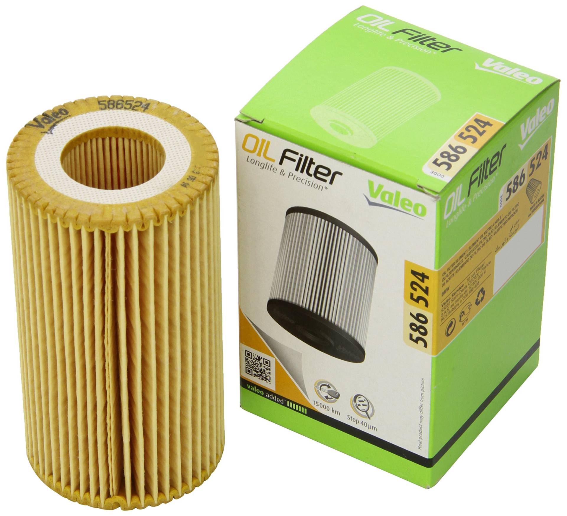 VALEO 586524 Ölfilter Motorfilter Ausgezeichnete Filtrationseigenschaften, Longlife Kapazität, genau und einfach von Valeo